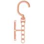 5 Holes Clothes Hanger Organizer Multi-Function 360 Rotating Clothes Rack with Handle 10pcs Random Color