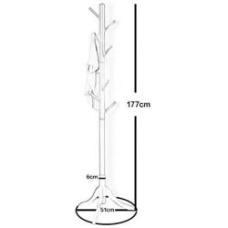 QQAA Coat Rack Floor-Standing Solid Wood Modern Minimalist Bedroom Living Room Hall Hanger Simple Clothes Hanger (Color : D)
