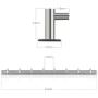 INTEY Wall Mounted Coat Rack, Heavy Duty Hooks Hanger Rack for Coats, Bags, Scarves, Towels and Umbrellas, Stainless Steel (8 Hooks)
