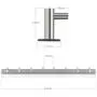 INTEY Wall Mounted Coat Rack, Heavy Duty Hooks Hanger Rack for Coats, Bags, Scarves, Towels and Umbrellas, Stainless Steel (8 Hooks) INTEY Wall Mounted Coat Rack, Heavy Duty Hooks Hanger Rack for Coats, Bags, Scarves, Towels and Umbrellas, Stainless Steel (8 Hooks)