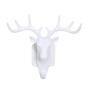 Hot Sale!DEESEE(TM)????????Deer head Self Adhesive Wall Door Hook Hanger Bag Keys Sticky Holder (White)