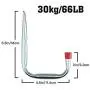 SEVGTY Utility Hooks Garage Hooks Heavy Duty Bike Hooks Ladder Hooks for Garage 8-Pack SEVGTY Utility Hooks Garage Hooks Heavy Duty Bike Hooks Ladder Hooks for Garage 8-Pack