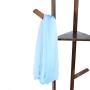 Coat Rack, Bamboo Tree Garment Clothes Coat Hat Hanger Stand 8 Hook Free Standing Multi-Layer Display Hall Tree Shelf for Home Bedroom Hallway(Dark Brown)