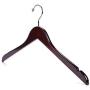 Nature Smile High Grade Lotus Wooden Hangers - 10 Pack - Solid Wood Hangers, Dress Shirt Hangers, Coat Jacket hangers, With 4 layers Lacquered and Extra Smooth Finish, 360 Degree Swivel Hook(Walnut)