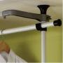 PRINCE HANGER, Simple 2 Tier Hanger with Curtain, Clothing Rack, Closet Organizer, Free Standing, PHUS-0062, Made in Korea