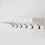 CiiBing Multifunction Coat Rack, Living Room Wall Hook Up Coat Rack Bathroom Hanger Solid Wood Coat Rack Creative Clothes Hanger 18 3078CM hat Shelves (Color : #2)