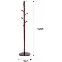 Yxsd Solid Wood Coat Rack Floor Bedroom Simple Hanger Office Simple Hanger Clothes Scarf Hat Storage Rack