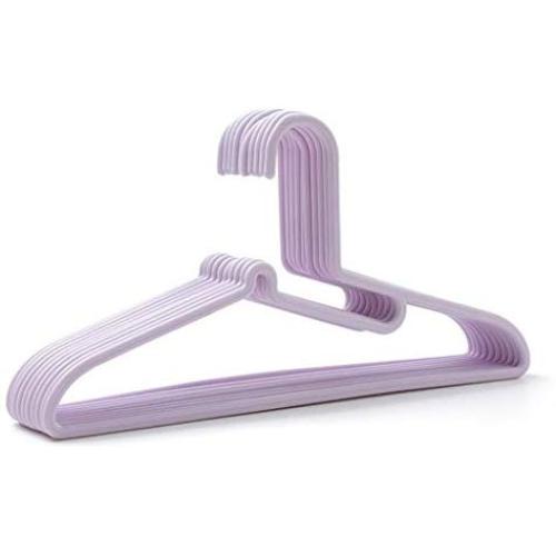 Drying Rack Student Household Non-Slip Hangers Plastic Adult Clothes Support Wardrobe Clothes Hangers Dormitory 20 Pack FANJIANI (Color : Purple) Drying Rack Student Household Non-Slip Hangers Plastic Adult Clothes Support Wardrobe Clothes Hangers Dormitory 20 Pack FANJIANI (Color : Purple)