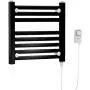 Cxjff Electric Towel Rack Wall-Mounted Moisture-Proof dehumidification Timing Constant Temperature Heating Heated Towel Rail Childrens Clothes Hanger Suitable for Bathroom Kitchen