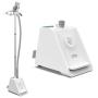 Pure Enrichment PureSteam Pro Upright Clothes Steamer with Garment Hanger and 4 Steam Levels - Heats in 45 Seconds with Half Gallon Water Tank for 1 Hour Continuous Steaming - Includes Fabric Brush