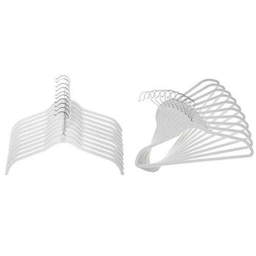 Joy Mangano JHR011000 24 Pk Suit/Shirt Huggable Hangers, White