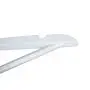Amber Home Gugertree Solid Wooden Hangers Wood Suit Coat Hanger, White Color Smooth Finished with Non-Slip Bar (20) Amber Home Gugertree Solid Wooden Hangers Wood Suit Coat Hanger, White Color Smooth Finished with Non-Slip Bar (20)