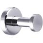 Robe Towel Hook Polished Chrome, APLusee SUS304 Stainless Steel Modern Utility Coat Holder Round Shower Cloth Hanger, Bathroom Kitchen Garage Storage
