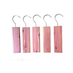 Cedar Hanging Blocks - Closet Storage Deodorizer - Moth Repellent For Clothes - Clothing Hangers - Essential Clothes Freshener - Mothballs Protector/Protection - Cedar Blocks For Clothing Storage