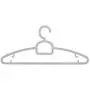 SAASNY Standard Plastic Hangers,[30 Pack] Premium Plastic Hangers with Tie Bar - Heavy Duty -Space Saving & Non Slip - Plastic Suit Hangers,Clothes Hanger (Grey) for Drying and Storage