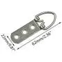 Cyful 3 Hole D Ring Picture Hangers with Screws Heavy Duty Extra Large Strap Hanger-30pcs Cyful 3 Hole D Ring Picture Hangers with Screws Heavy Duty Extra Large Strap Hanger-30pcs