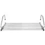 SUIXINSUOYU Stainless Steel Folding Clothes Rack,Window Sills Foldable Clothes Hangers Window Drying Rack Drying Sun Terrace Indoor Shoes Drying Clothes Rack-A SUIXINSUOYU Stainless Steel Folding Clothes Rack,Window Sills Foldable Clothes Hangers Window Drying Rack Drying Sun Terrace Indoor Shoes Drying Clothes Rack-A