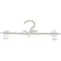 Jili Online 30cm Luxury Pearl Beaded Clothes Hangers Decorative Pants Trousers Clothes Hanger with Clip for Adults - White, 30cm Jili Online 30cm Luxury Pearl Beaded Clothes Hangers Decorative Pants Trousers Clothes Hanger with Clip for Adults - White, 30cm