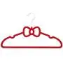 Premium Shirt Hangers Non Slip Clothes Hangers Ultra Slim Hangers Gain 50% Closet Space Clothes Hangers for Tops Dress Shirts Blouses-red 20-Pack
