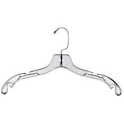 SSWBasics Clothes Hangers - Light Weight Dress Hangers - 17" - Case of 100