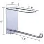 SHDZKJ Clothes Hanger Storage Rack Wall Mounted with Self Adhesive, Stainless Steel Clothes Hanger Stacker with Clips Organize SHDZKJ Clothes Hanger Storage Rack Wall Mounted with Self Adhesive, Stainless Steel Clothes Hanger Stacker with Clips Organize