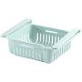 yagaga Storage Boxes Food Container Fresh Spacer Layer Storage Rack - Pull-Out Drawers, Refrigerator Partition Layer Durable Storage Rack Fruit Vegetable Holder