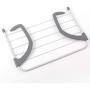 Xigeapg Portable Foldable Drying Rack Clothes Punch Free Hanger Winter Heating Radiator Balcony Clothes Hanger 52X16X34.5Cm