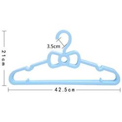 SAASNY Standard Hangers Plastic Hangers,Plastic Hangers 20 Pack Coat Hangers Standard Hangers for Clothes Slim and Space Saving Notched Hangers(Blue) for Drying and Storage