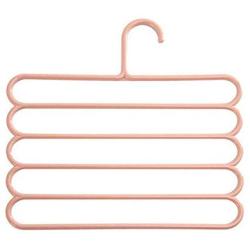 KYCPTNFJ 2 PCS 5-Layer Clothes Hanger Drying Racks Multi-Functional Hanger Multi-Storey Scarf Racks Anti-Slip Pants Folder