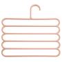 KYCPTNFJ 2 PCS 5-Layer Clothes Hanger Drying Racks Multi-Functional Hanger Multi-Storey Scarf Racks Anti-Slip Pants Folder