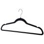 20pcs Non-Slip Flocked Velvet Huggable Hangers,Clothes Hangers Shirts Sweaters Dress Hanger Hook Drying Rack (Black) 20pcs Non-Slip Flocked Velvet Huggable Hangers,Clothes Hangers Shirts Sweaters Dress Hanger Hook Drying Rack (Black)