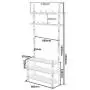 Cxjff Free Standing Coat Rack Clothes Hat Stand Hanger 3 Layers Shoes Shelf Solid Wood 11 Hooks, 80 29.5 165CM (Color : Brown)