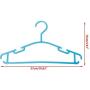 Non Slip Plastic Kids Plastic Coat Hangers Child Baby Clothes Stands Multi Color 10pcs Random Color