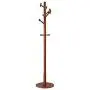 MG Coat Hooks Clothes hanger floor solid wood coat rack floor bedroom hanger single pole vertical shelf simple imported environmentally friendly solid wood Dimensions: D: 400mm, H: 1800mm (Color : A) MG Coat Hooks Clothes hanger floor solid wood coat rack floor bedroom hanger single pole vertical shelf simple imported environmentally friendly solid wood Dimensions: D: 400mm, H: 1800mm (Color : A)