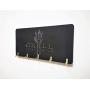 Backyard wooden decor, BBQ utensil hanger for wall, Grill tool holder from wood, Wooden backyard decor, Grill and chill area organizer.