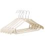 10pcs Random Color Anti-Skid Clothes Hangers Suit Hangers Shirts Sweaters Dress Hanger Hook Drying Rack