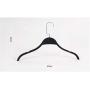 10pcs Space Saving Thin Matte Black Plastic Clothes Hanger for Shirts Dress and Sun-top