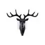 1PCS Creative Deer Head Traceless Wall Hook Decorative Animal Head Wall Mount Hanger Resin Crafts for Key Bag Hat Black Practical and Useful 1PCS Creative Deer Head Traceless Wall Hook Decorative Animal Head Wall Mount Hanger Resin Crafts for Key Bag Hat Black Practical and Useful