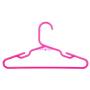 Neaties American Made 60 Premium Childrens Pink Plastic Hangers with Notches and Heavy Duty Flexible Construction, 60pk