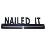 Nailed it Running Marathon Sports Medal Display Rack Holder Hanger Organizer for Wall - Hang Your Race Medals Nailed it Running Marathon Sports Medal Display Rack Holder Hanger Organizer for Wall - Hang Your Race Medals