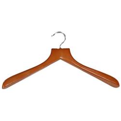 Pillowtex Cherry Finish Closet Clothes Hangers - Set of 5