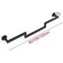 Hanger Install Itblack Clothes Display Rack Commercial Rod Storage Wall Garment Everyday Perfect Laundry Room Iron (Size : 100 10cm)