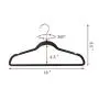 100 pcs Clothes Suit Shirt Pants Hangers Household Supplies Cleaning Cloth Laundry Line Storage Clothing Closet, Coat Hanger, Hook, Crotchet, Holdfast, Pants, Trousers, Panties, Jeans, Washing Line