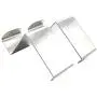 Ouniman 4 Pack Over The Door Hook,Stainless Steel Heavy Duty S/Z Hook Kitchen Bathroom Cabinet Closet Storage Hanger for Coats Clothes Towels Hats Bag Soup Ladles Brushes Mug Cups (Silver(4pcs))