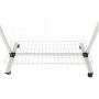 Hanger Wood Adjustable Collapsible Rolling Single Rail Garment Clothes Coat Rack Dryer Hanger Wall Hangers for Clothes