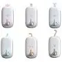Colmkley Rabbit Paste Strip Hooks Clothes Hangers Door Key Wall Hooks Decoration 6PCS for Bag Purse Cloth Grocery, Bathroom Kitchen Heavy Duty Self Adhesive Hooks, Waterproof and Oilproof