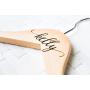 Personalized, Engraved Wedding Dress Hanger by Left Coast Original