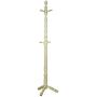 HGXC Solid Wood Floor Coat Rack, Modern Vertical Clothes Rack Bedroom Hanger high 171cm Clothes Hook (Color : A)