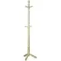 HGXC Solid Wood Floor Coat Rack, Modern Vertical Clothes Rack Bedroom Hanger high 171cm Clothes Hook (Color : A)