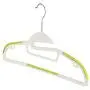 Grey990 1 Pc Non-Slip Plastic Hanger Clothes Dress Blouse Pants Shirt Tie Scarves Drying Rack Storage Hanger Light Green